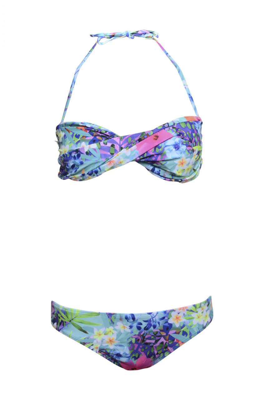 Dainty Floral Print Bikini - Image 5