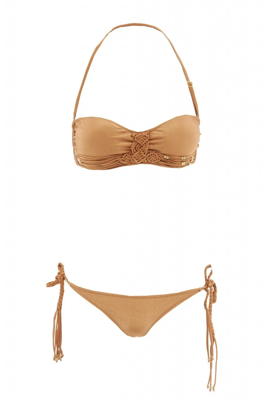 Detailed Bandeau Bikini - Image 5