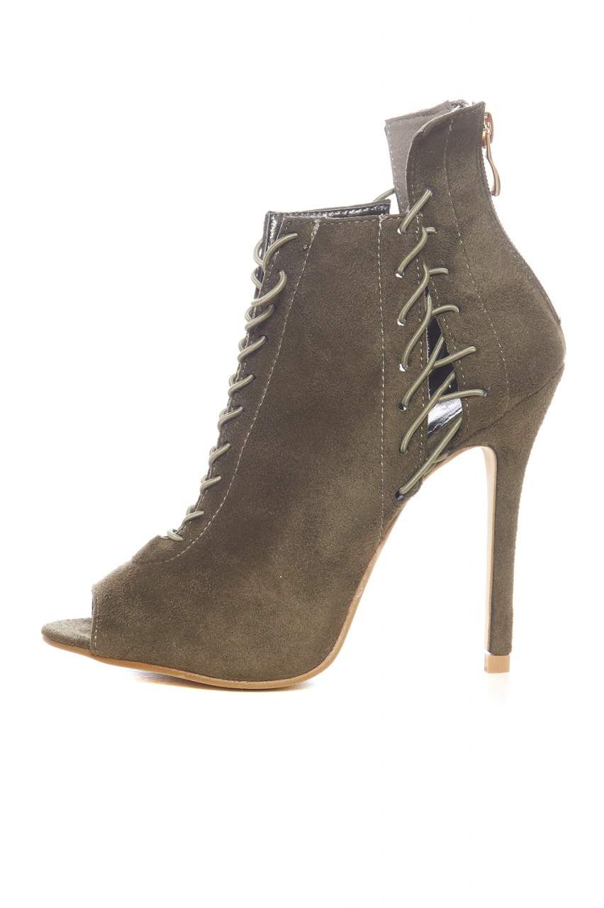Double Lace Up Heels - Image 2