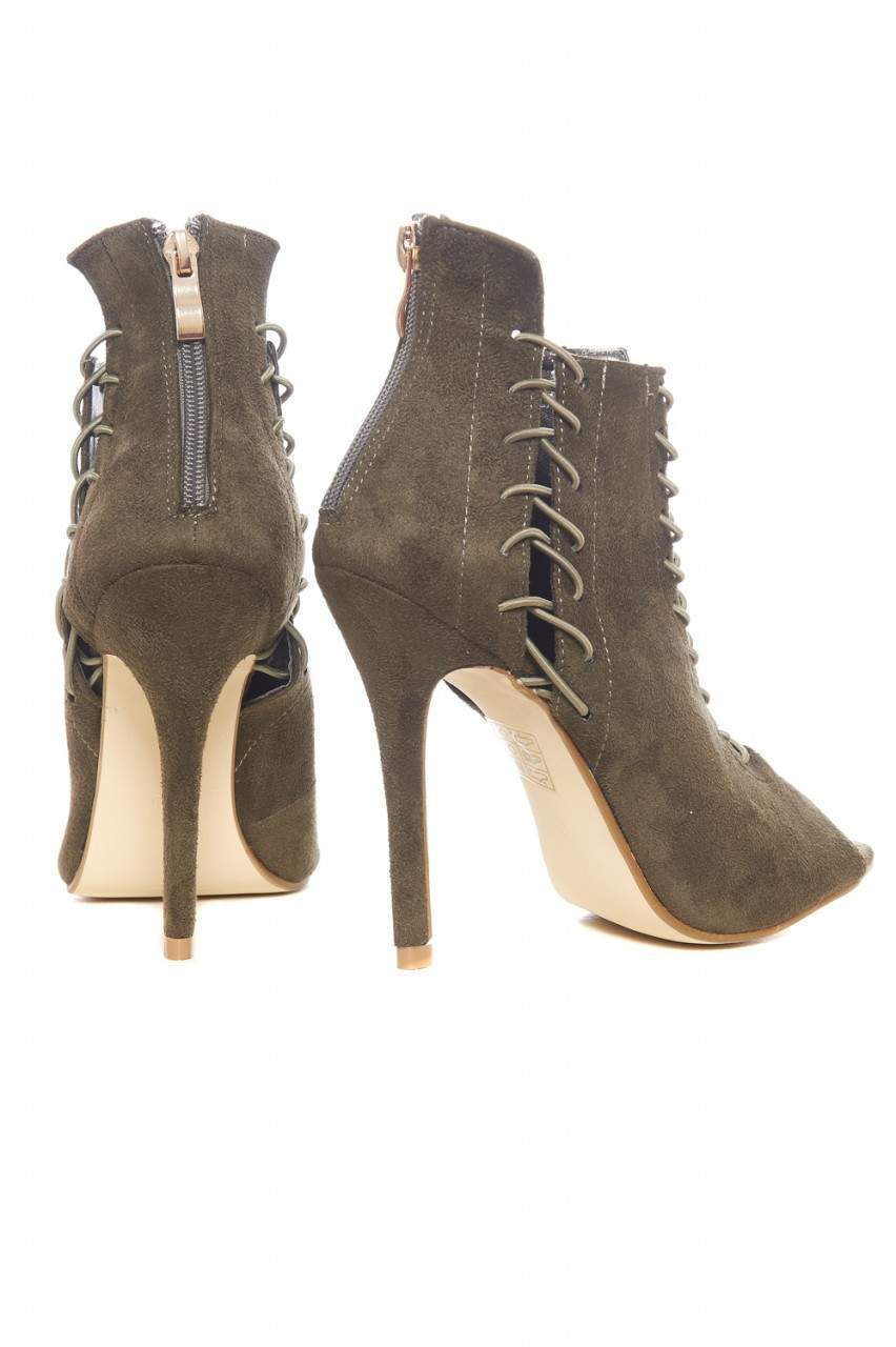 Double Lace Up Heels - Image 3