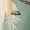 Duck Egg Floral Satin Wrap Frill Dress - Image 11