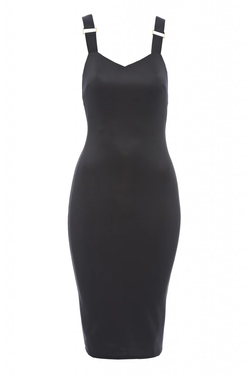 Elasticated Strap Midi Dress - Image 5