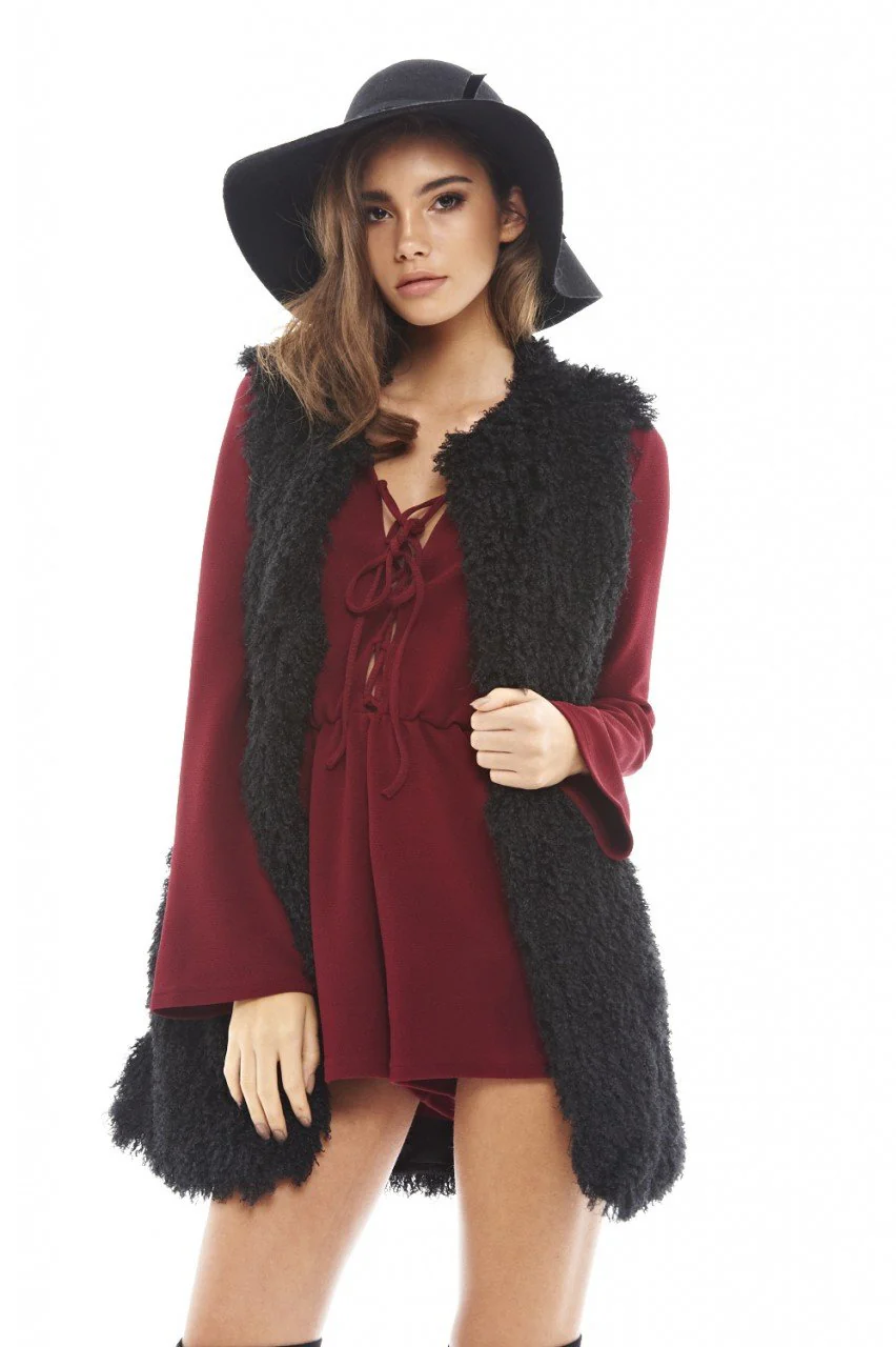 Faux Fur Gilet - Image 3