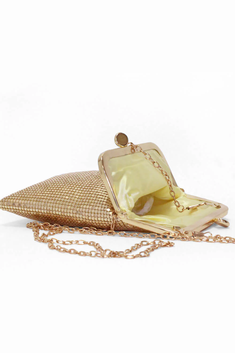 Gold Chain Clutch Bag - Image 2