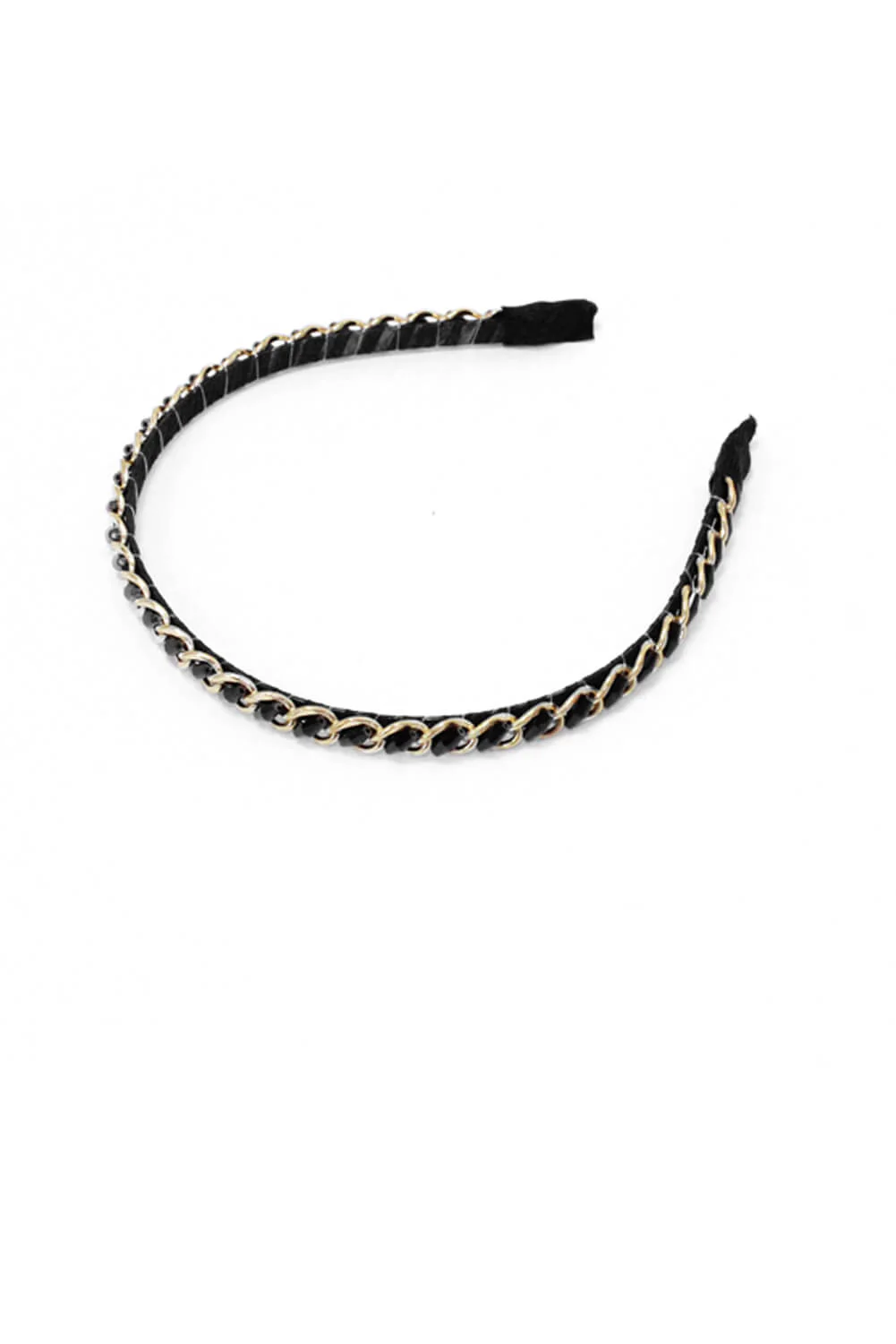 Gold Chain Slim Headband - Image 2