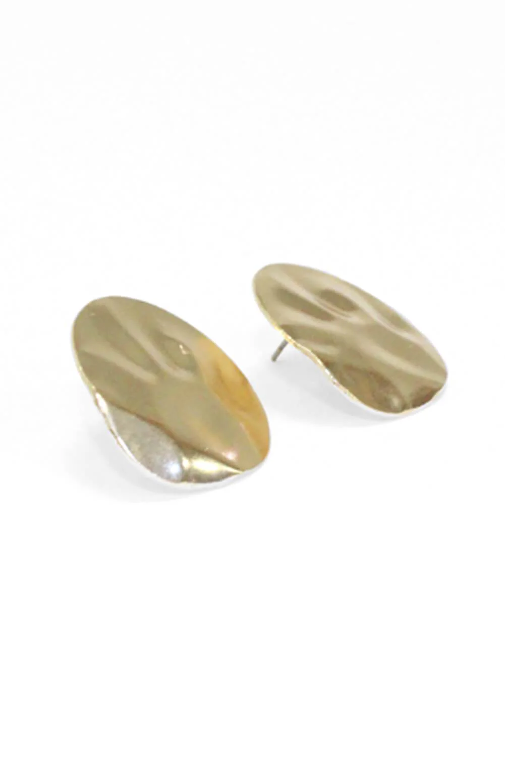 Gold Circular Earrings - Image 3