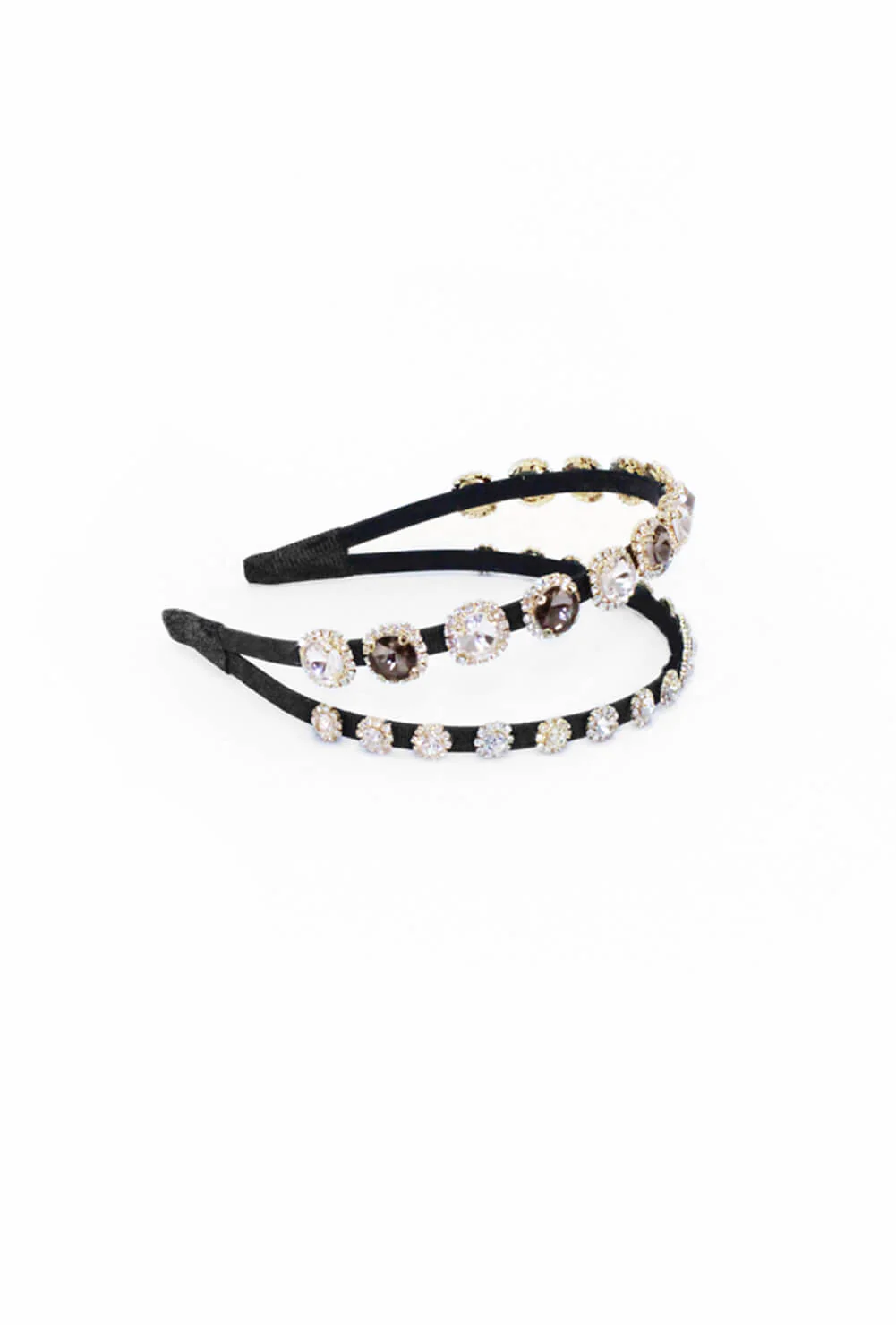 Gold Diamante Double Headband - Image 4