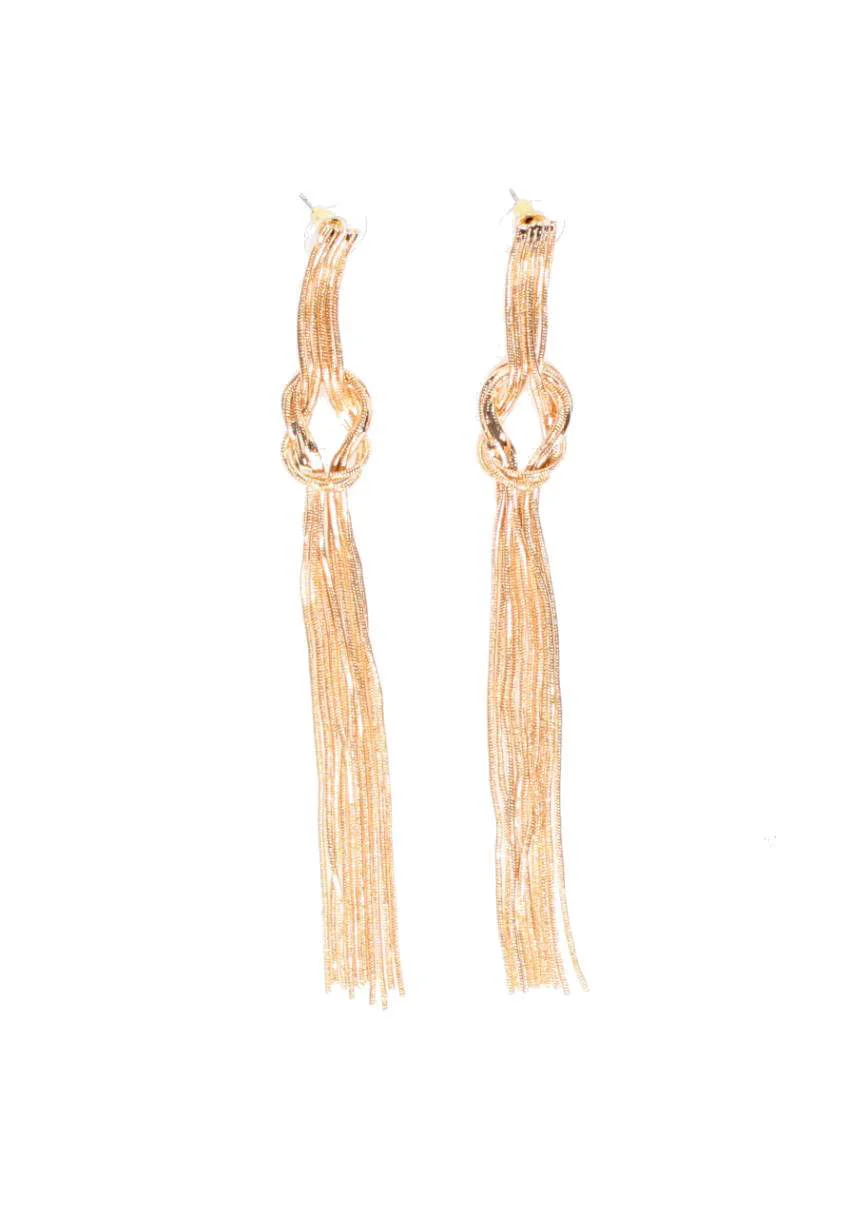 Gold Knot Earrings