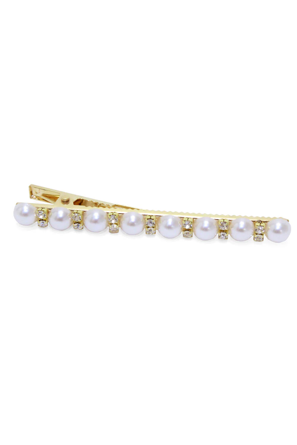 Gold Pearl And Diamante Hair Clip - Image 2