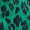 Green and Black Animal Print Ruched Sleeve Shirt - Image 5