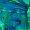 Green And Blue Abstract Print Short Sleeve Belted Wrap Midi Dress - Image 6