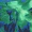 Green And Blue Abstract Print Strappy Midi Dress - Image 6