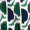Green and Navy Printed Mini Skater Dress - Image 4