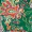 Green Paisley Printed Gathered V Neck Mini Dress - Image 7