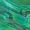 Green Watercolour Print Mesh One Shoulder Asymmetric Hem Midi Dress - Image 6