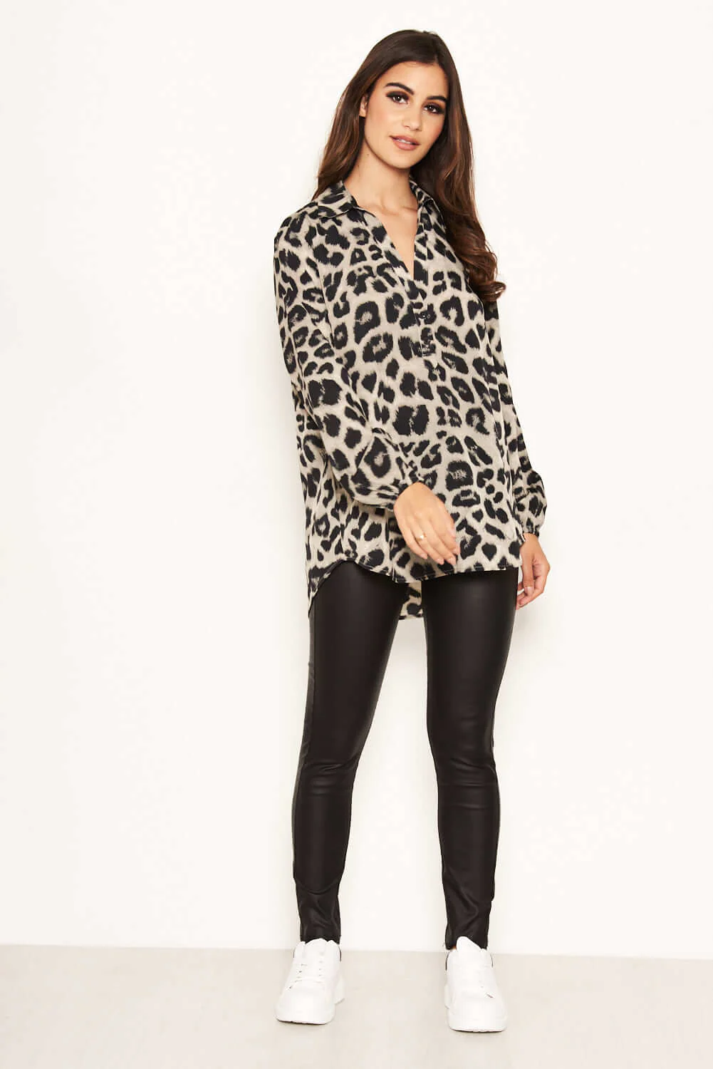 Grey Animal Print Shirt - Image 2