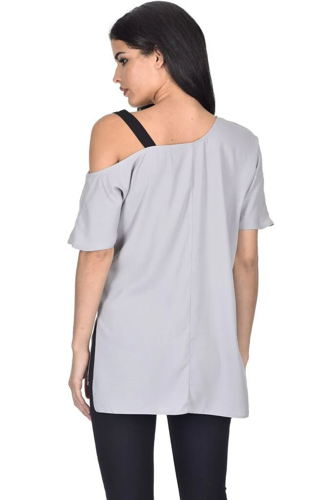 Grey Asymmetric Top - Image 3