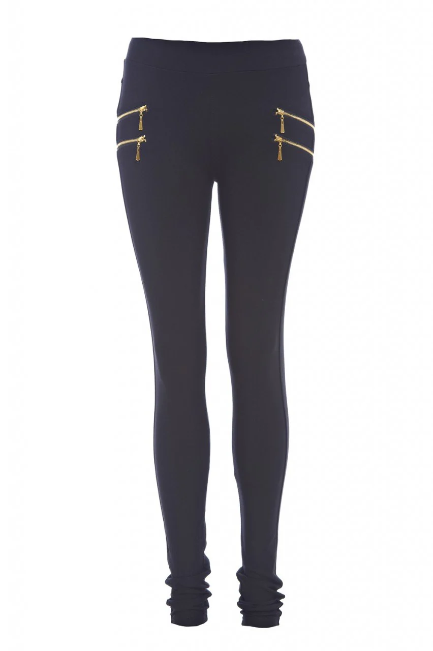 High Waisted Zip Pants - Image 5