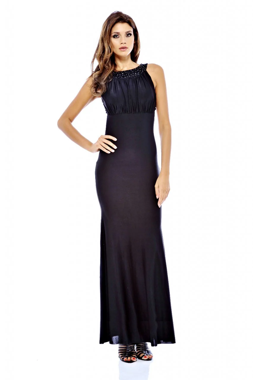 Jewel Strap Backless Maxi