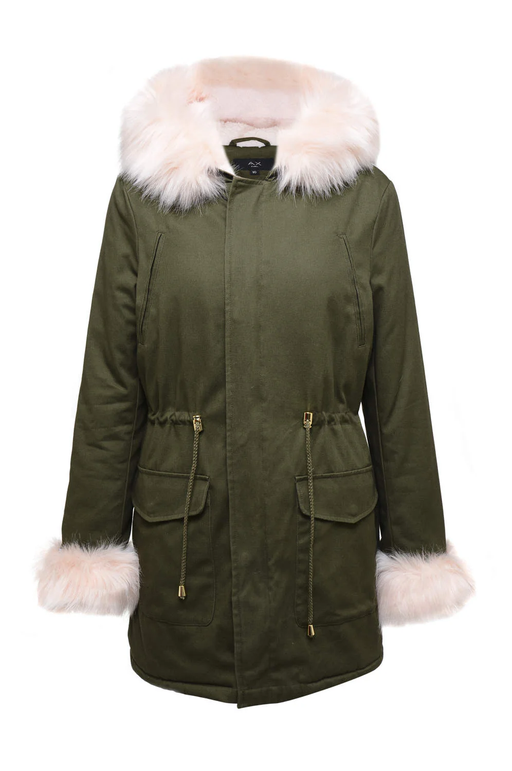 Khaki Parka Jacket - Image 3