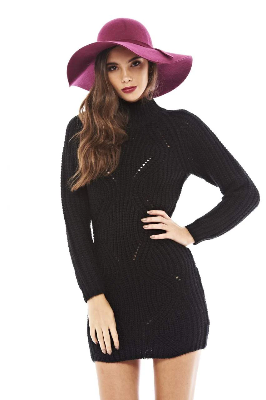 Knitted Jumper Dress - Image 3