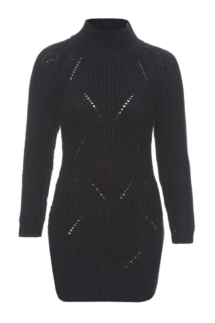 Knitted Jumper Dress - Image 5