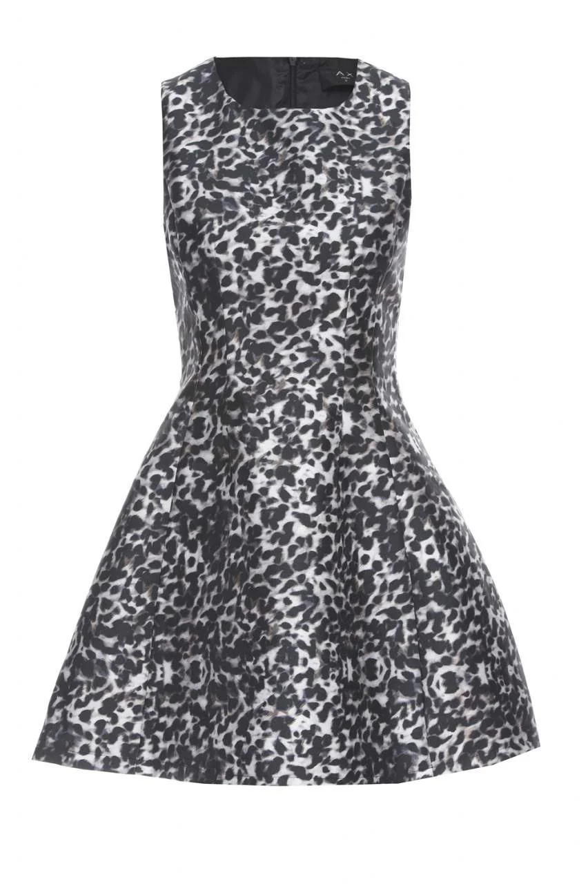 Leopard Print Skater Dress - Image 5