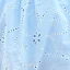 Light Blue Broderie Strappy Floaty Crop Top - Image 6
