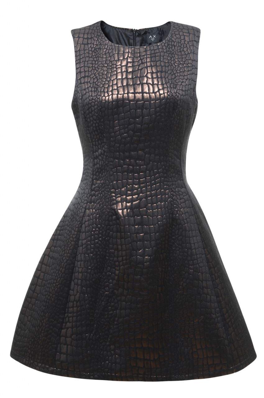 Metallic Skater Dress - Image 4