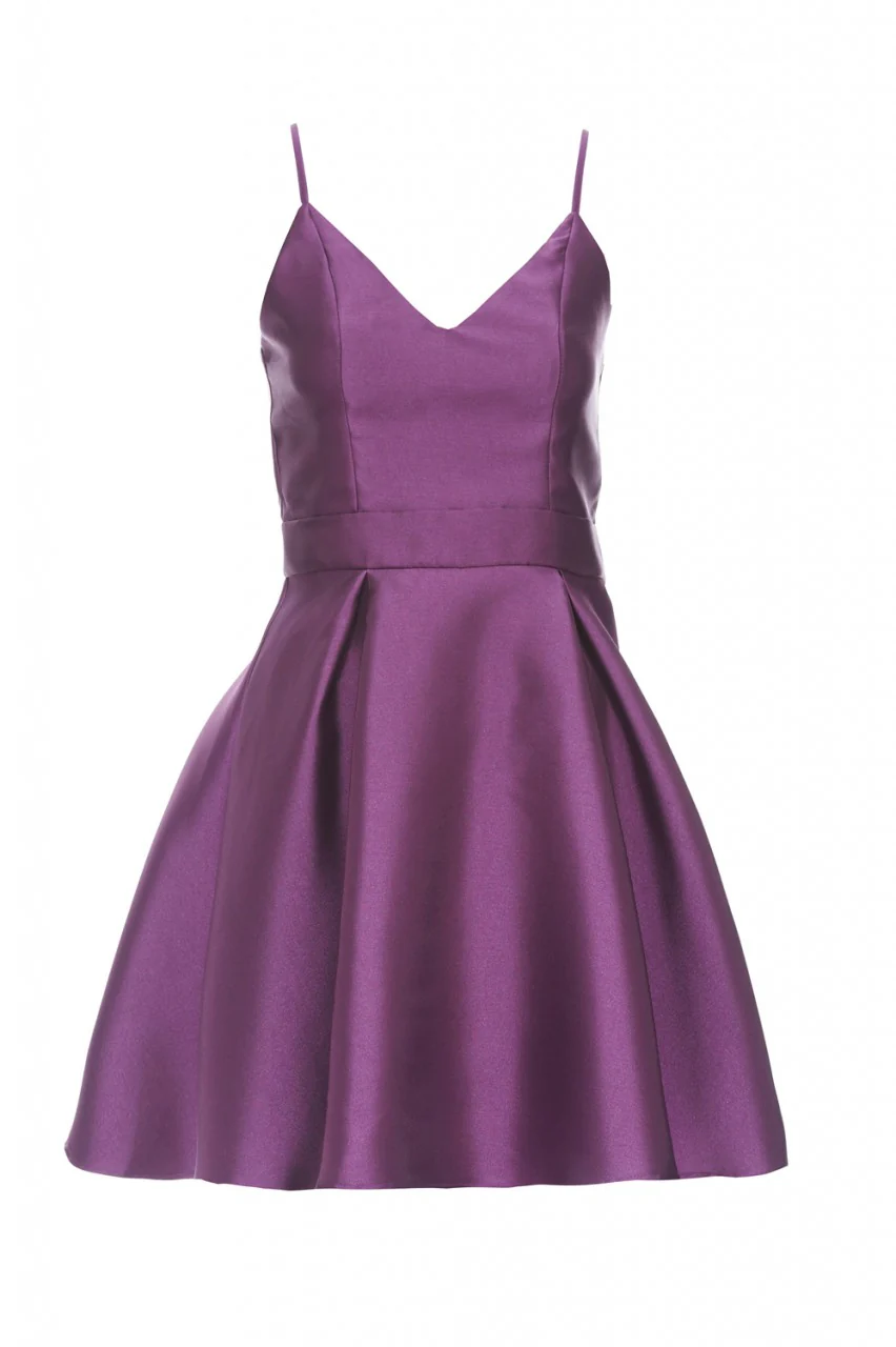 Metallic  Skater Dress - Image 5