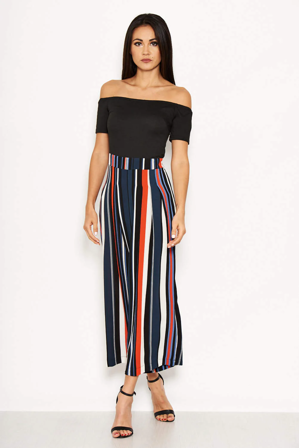 Multi Coloured Off The Shoulder Jumpsuit - Image 2