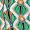 Multi Print V Neck Tie Detail Short Sleeve Midi Dress - Image 5