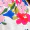 Multi Smudge Floral Print Racer Neck Drawstring Playsuit - Image 6