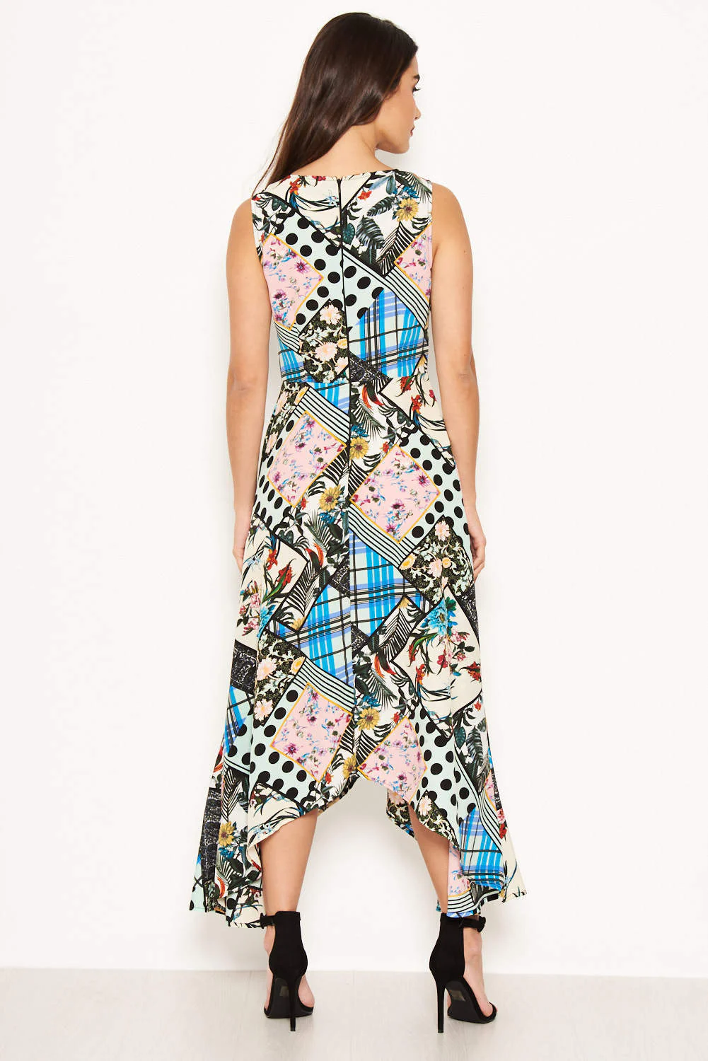 Multi V Neck Maxi Dress - Image 4