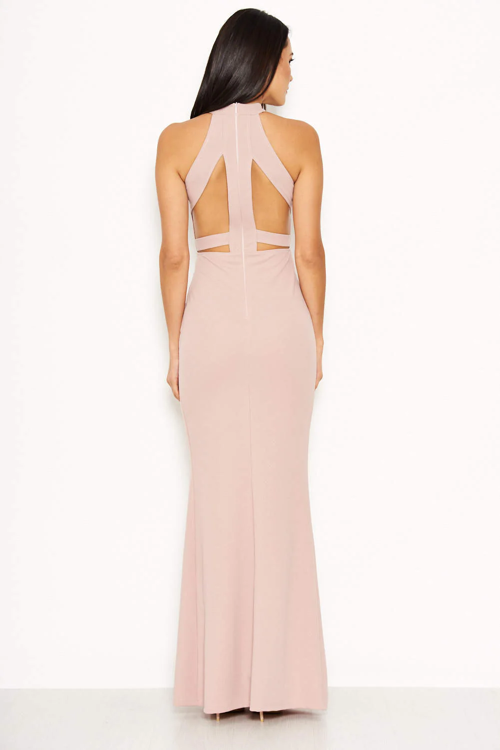 Mushroom Mesh Detailing Maxi Dress - Image 3