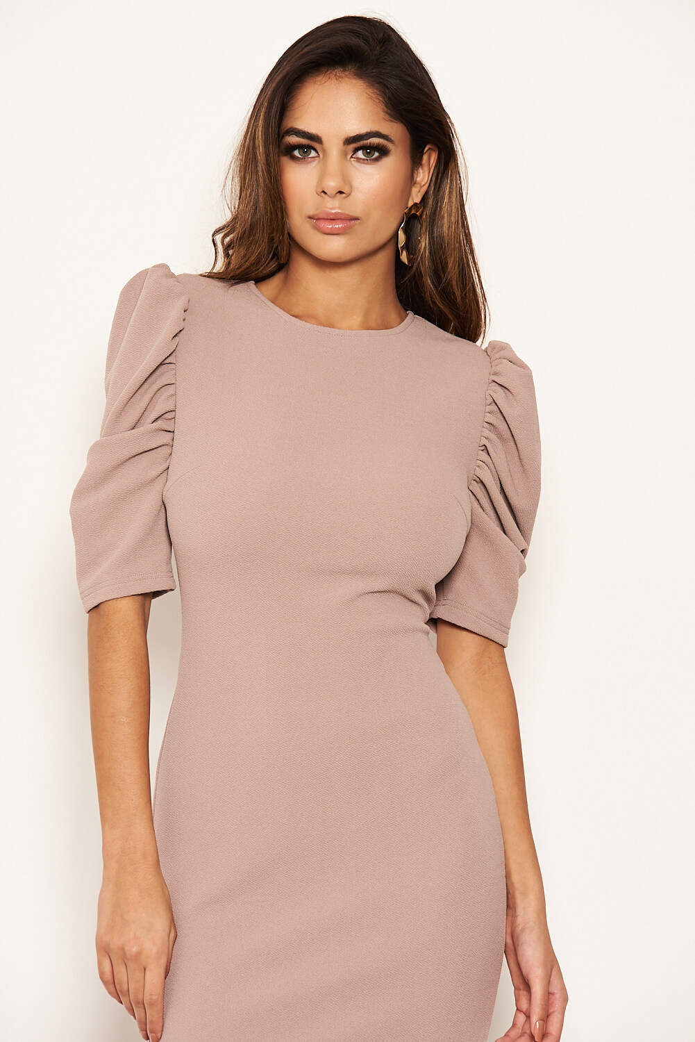 Mushroom Ruffle Sleeve Dress - Image 4
