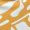 Mustard Abstract Print Asymmetric Cut Out Midi Dress - Image 6