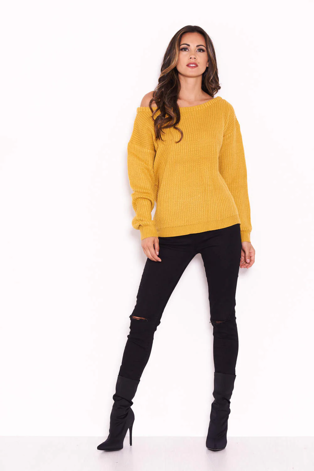 Mustard Cosy Jumper - Image 2