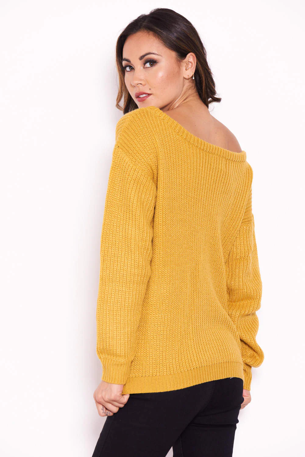 Mustard Cosy Jumper - Image 3