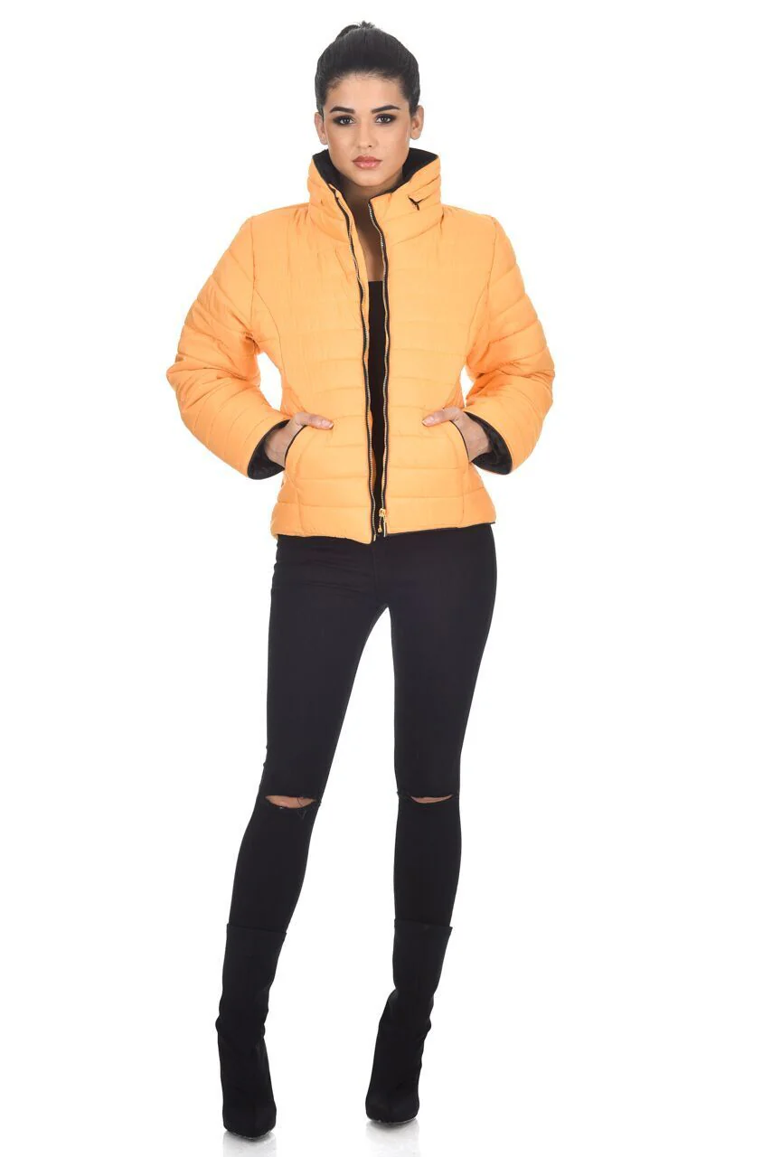 Mustard Puffer Jacket - Image 3