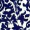 Navy and Cream Printed Wrap Top Short Sleeve Belted Jumpsuit - Image 5