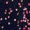 Navy And Pink Printed Wrap Skirt Midi Dress - Image 5