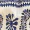 Navy Boho Border Print Strapless Shirred Waist Midi Dress - Image 6