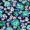 Navy Floral Print Short Sleeved V-Neck Midi Smock Dress - Image 5