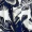 Navy Leaf Print Waist Cut Out Frill Hem Midi Dress - Image 6