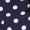 Navy Polka Dot Crochet Waist Skater Dress - Image 5