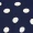 Navy Polka Dot Print High Neck Maxi Dress - Image 5