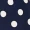 Navy Polka Dot Tie Waist Jumpsuit - Image 6