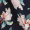 Navy Print Wrap V Neck Dress - Image 5