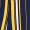 Navy Striped Print Button Up Midi Dress - Image 6